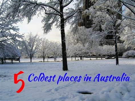 cold place in australia